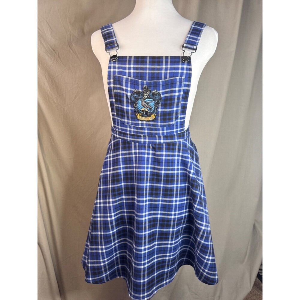 RARE Hot Topic Her Universe Harry Potter Ravenclaw Blue School Overall Skirt S/M